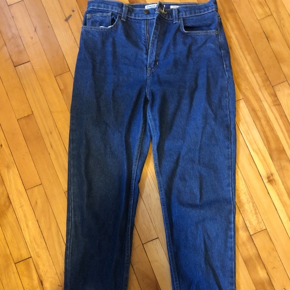 American Apparel Denim - American Apparel Mom Jeans High waisted blue jeans